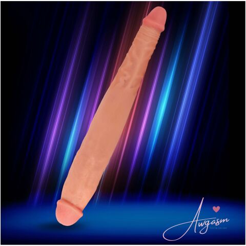 JOCK 13 Inch Tapered Double Dong Flesh