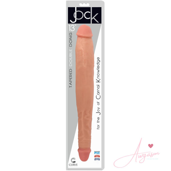 JOCK 13 Inch Tapered Double Dong Flesh - Image 6