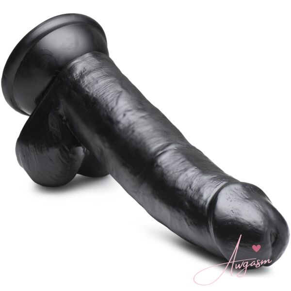 JOCK 8 Inch Dong with Balls Black - Image 3