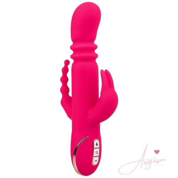 Jack Rabbit Signature Heated Silicone Triple Fantasy Rabbit - Image 2