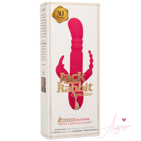 Jack Rabbit Signature Heated Silicone Triple Fantasy Rabbit
