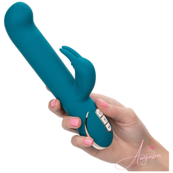 Jack Rabbit Signature Silicone Rocking "G" Rabbit-Teal 8.5" - Image 3