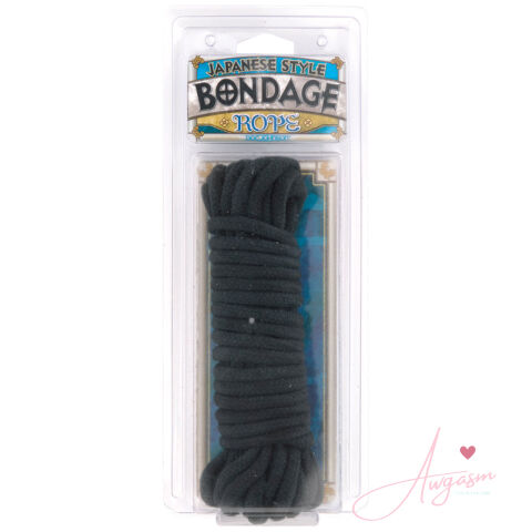 Japanese Style Bondage Rope-Black