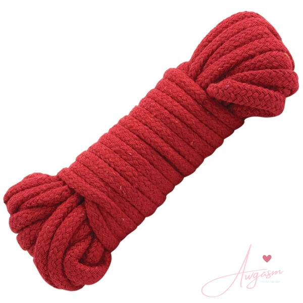 Japanese Style Bondage Rope-Red - Image 2