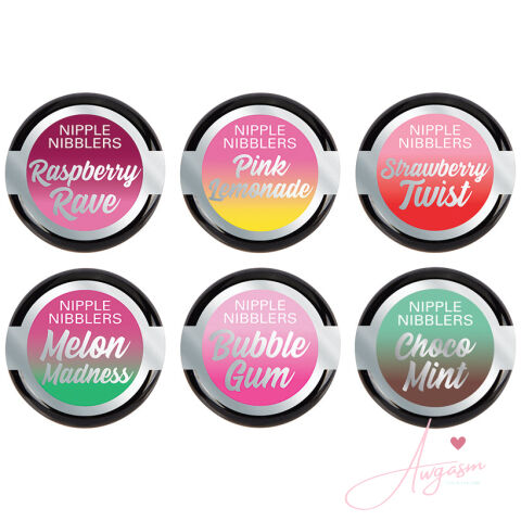 Jelique Nipple Nibblers Cool Tingle Balm Assorted (Bulk Bag/36Pcs) 3g