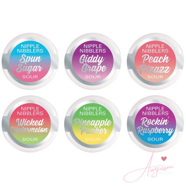 Jelique Nipple Nibblers Sour Pleasure Balm Assorted (Display Bowl/36Pcs) 3g - Image 4