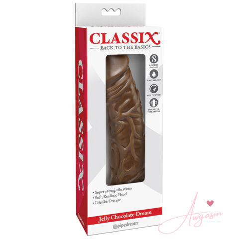 Jelly Chocolate Dream Multi-Speed Vibrator-Veined 8