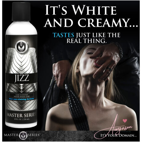 Jizz Water Based Cum Scented Lube - 8.5 oz