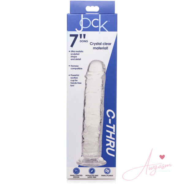 Jock C-Thru Dildo - 7 Inch - Image 3