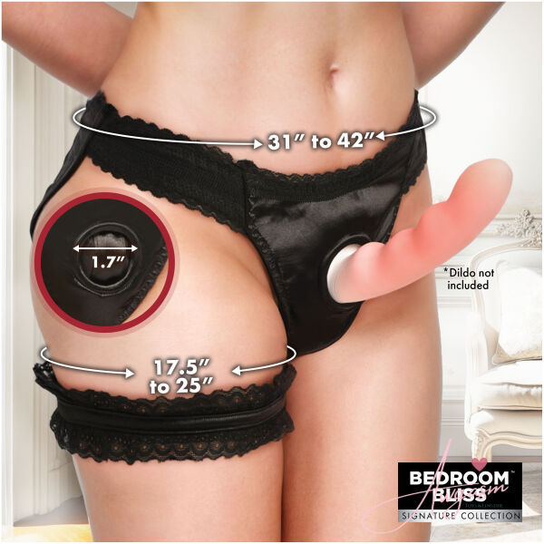 Jolie Strap-On Panty Harness & Garter - Medium - Image 4