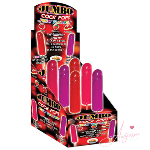 Jumbo Cock Pops Fruit Display of 6