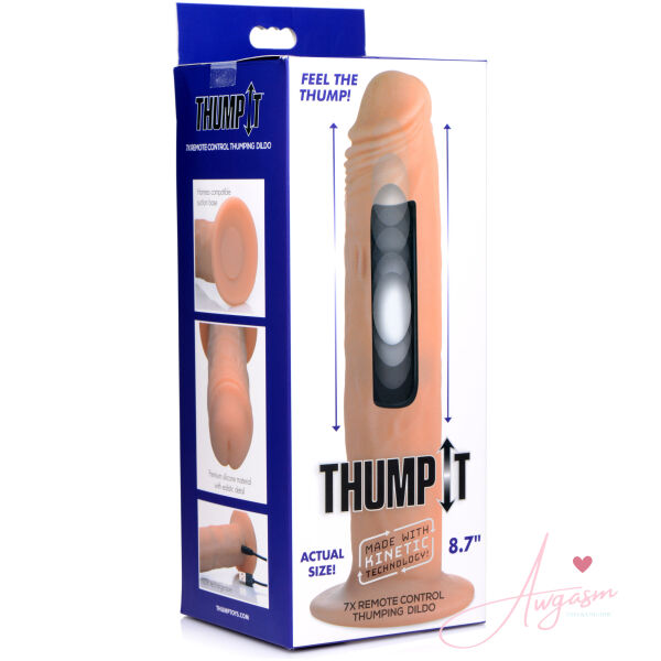 Kinetic Thumping 7X Remote Control Dildo - Large - Image 9