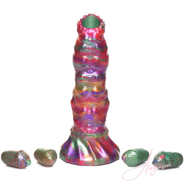 Larva Silicone Ovipositor Dildo with Eggs - Image 3