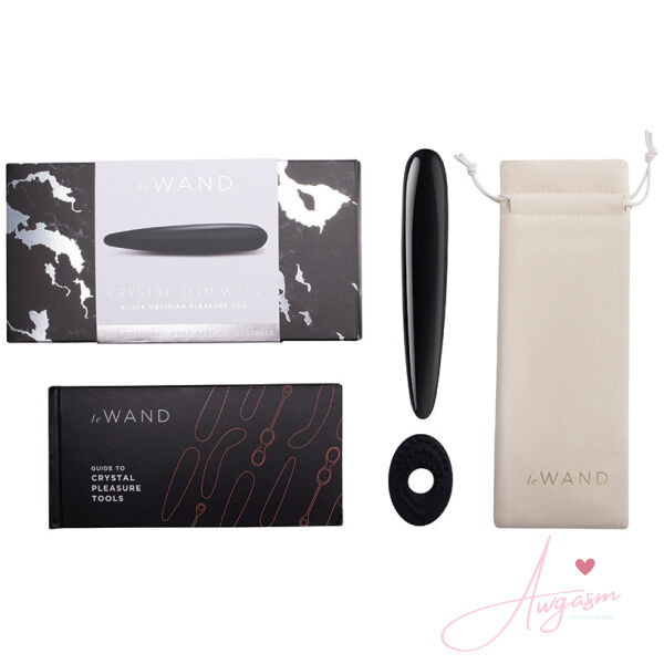 Le Wand Crystal Slim Wand-Black Obsidian - Image 5
