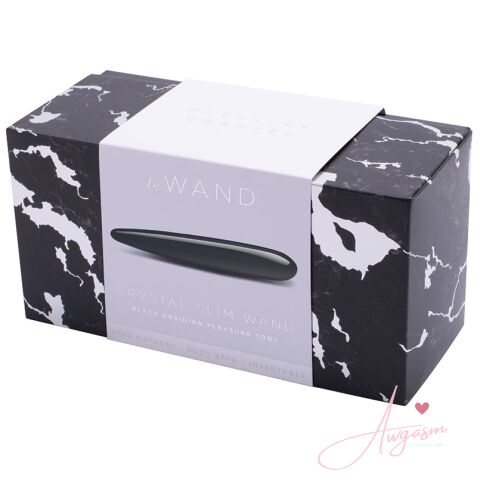 Le Wand Crystal Slim Wand-Black Obsidian