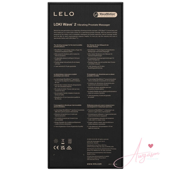 Lelo Loki Wave 2-Base Blue - Image 4