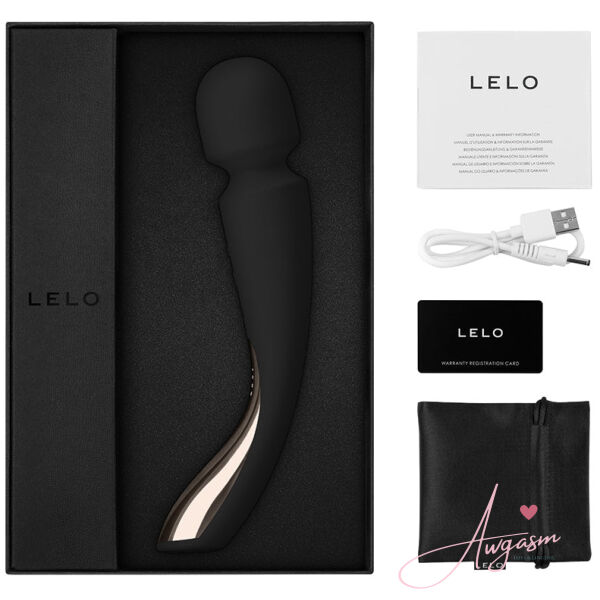 Lelo Smart Wand 2 Medium-Black - Image 3