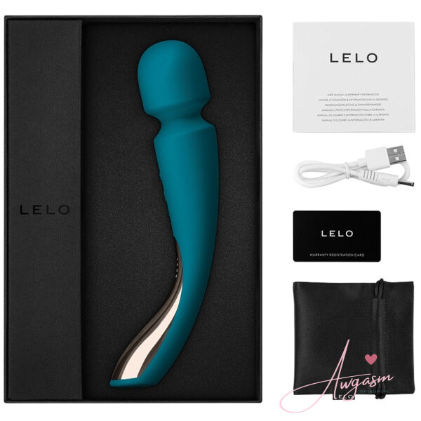 Lelo Smart Wand 2 Medium-Ocean Blue - Image 3