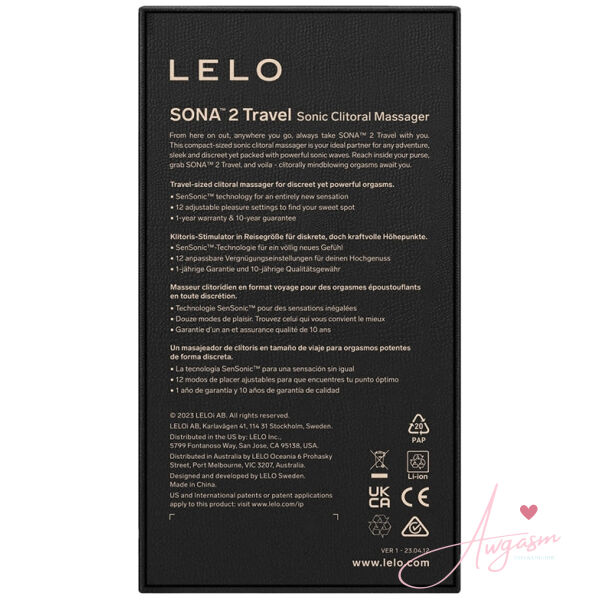 Lelo Sona 2 Travel-Purple - Image 3