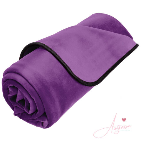Liberator Fascinator Throw Aubergine