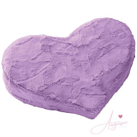 Liberator Heart Wedge Fur-Purple