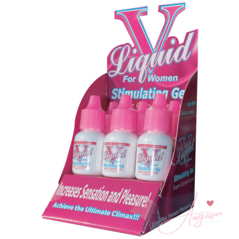 Liquid V For Women Stimulating Gel .33oz Display of 6