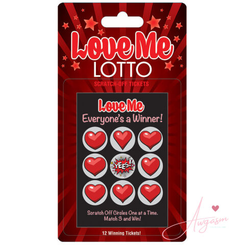 Love Me Lotto Scratch Off Tickets 12 Pack