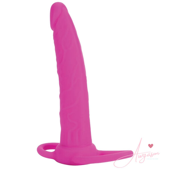 Love Rider Silicone Dual Penetrator Pink - Image 2
