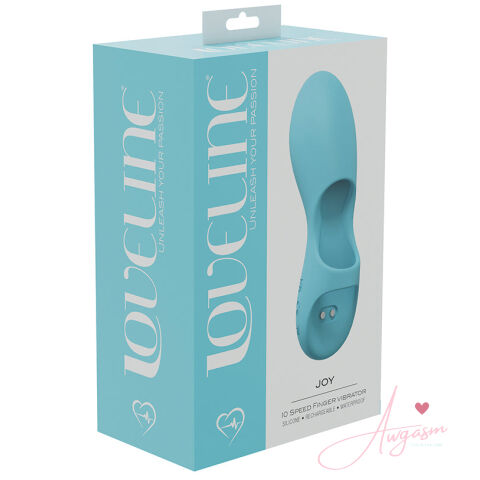 Loveline Joy 10 Speed Finger Vibe-Blue