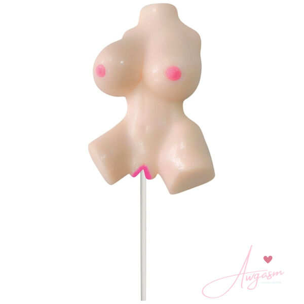 Lusty Lickers Female Torso Pop-Vanilla - Image 2