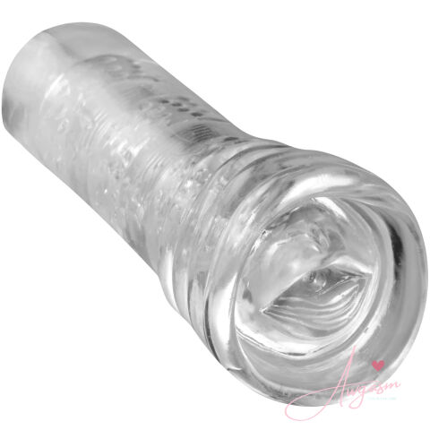 Lusty Lips See Through Masturbation Sleeve