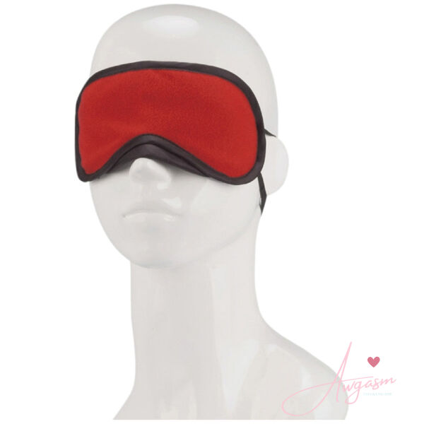 Lux Fetish Peek-A-Boo Love Mask-Red - Image 2