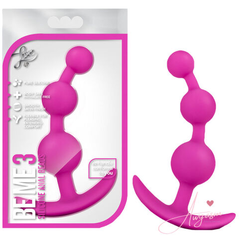 Luxe Be Me 3 Anal Plug-Pink
