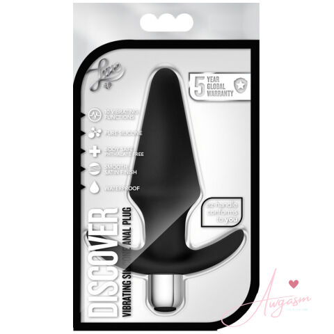Luxe Discover Anal Plug-Black