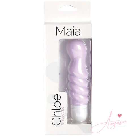 Maia Chloe Twisty Silicone G-Spot Vibe-Lavender 5