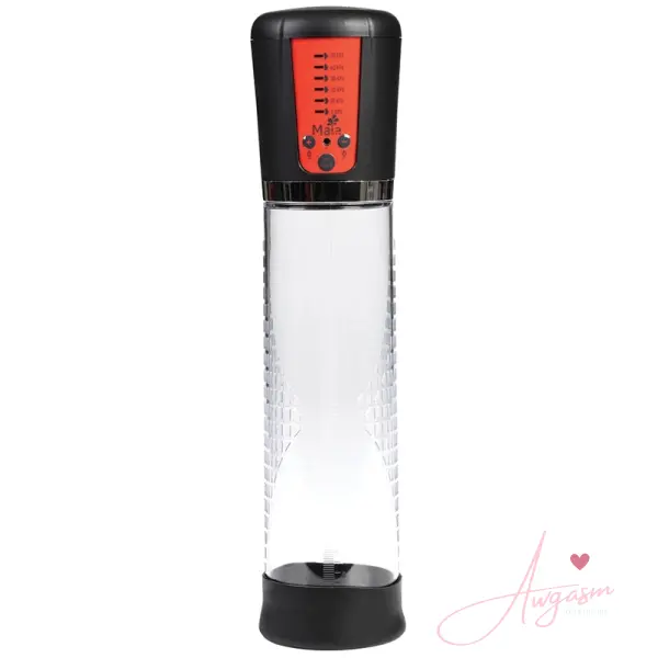Maia Jackson Rechargeable Enlargement Penis Pump-Grey/Orange - Image 2