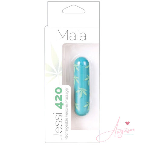 Maia Jessi 420 Rechargeable Mini Bullet-Green