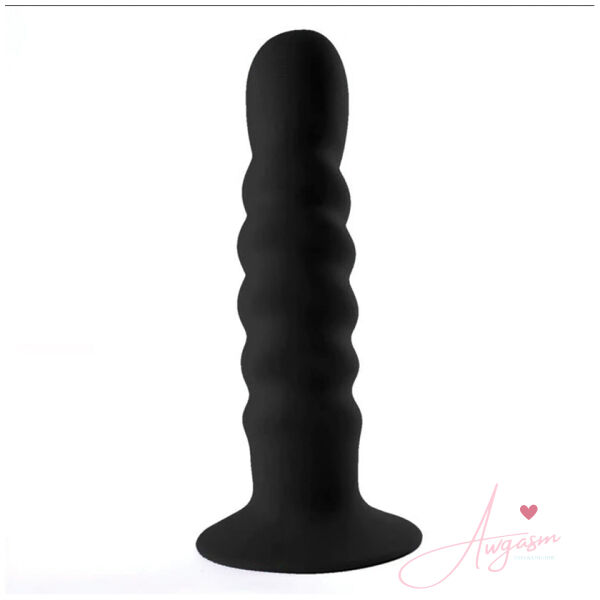 Maia Kendall Silicone Swirl Dong-Black - Image 2