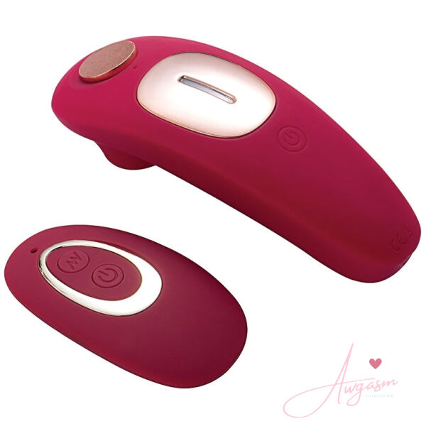 Maia Remi Remote Control Suction Vibe-Red - Image 4
