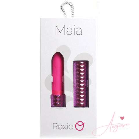 Maia Roxie Rechargeable Crystal Gems Lipstick-Neon Pink