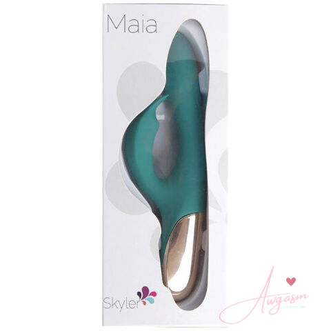 Maia Skyler Rechargeable Bendable Rabbit-Green 8.5