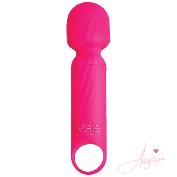 Maia Vibelite Dolly Rechargeable Silicone Mini Wand-Pink - Image 2