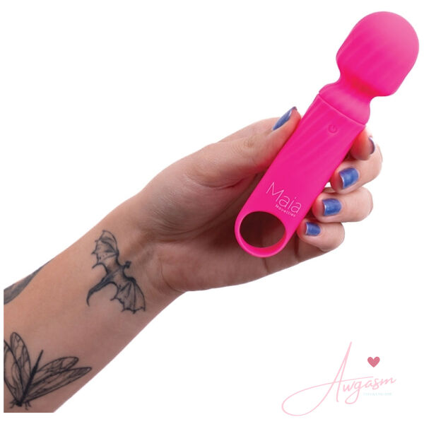 Maia Vibelite Dolly Rechargeable Silicone Mini Wand-Pink - Image 3