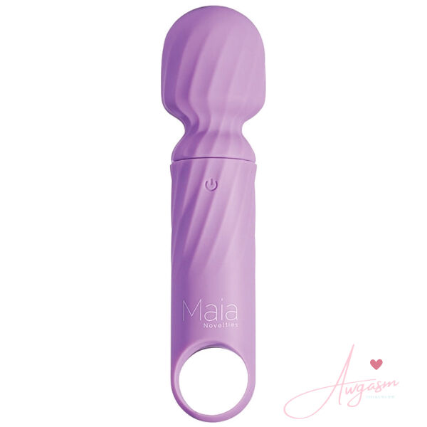 Maia Vibelite Dolly Rechargeable Silicone Mini Wand-Purple - Image 2