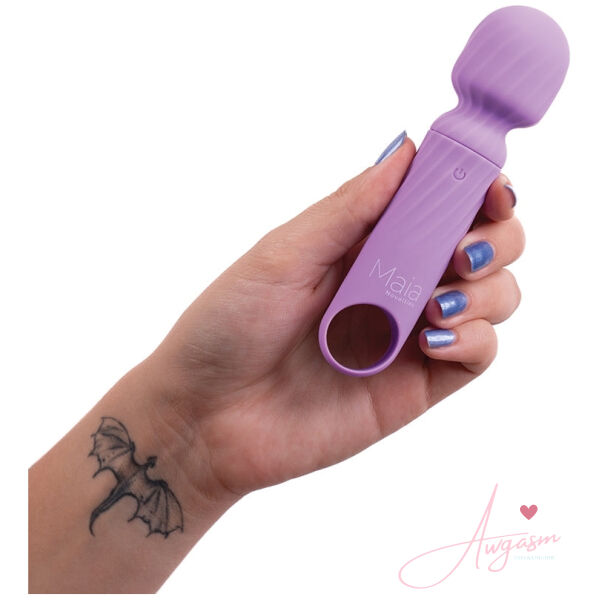 Maia Vibelite Dolly Rechargeable Silicone Mini Wand-Purple - Image 4