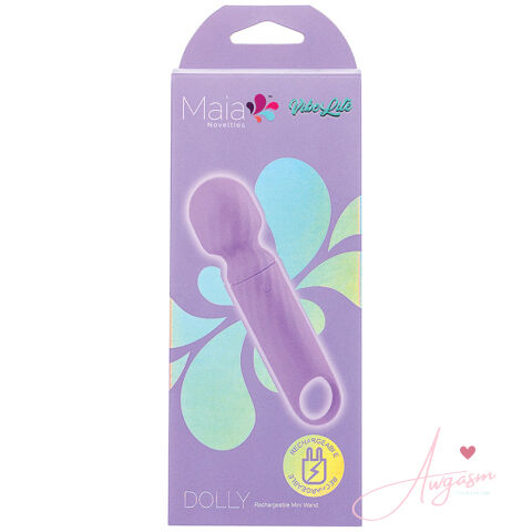 Maia Vibelite Dolly Rechargeable Silicone Mini Wand-Purple