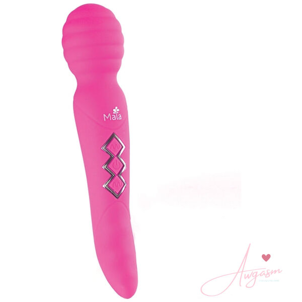 Maia Zoe Twisty Rechargeable Vibrating Wand-Pink - Image 2