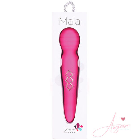 Maia Zoe Twisty Rechargeable Vibrating Wand-Pink