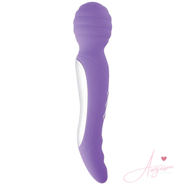 Maia Zoe Twisty Rechargeable Vibrating Wand-Purple - Image 2