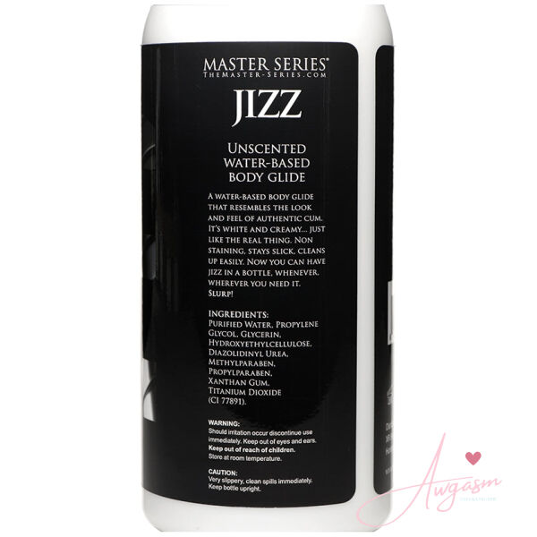 Master Series Jizz Unscented Water Based Lube 34oz - Image 2
